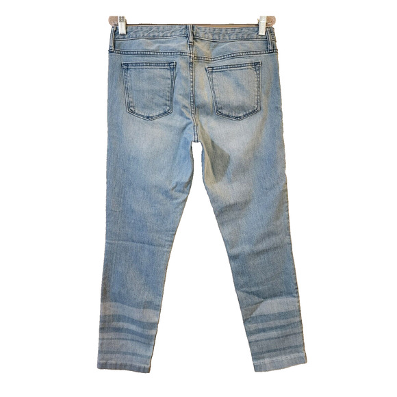 Gap 1969 Womens Always Skinny Jeans Size 30 Light Blue Mid Rise Stretch - Picture 2 of 12